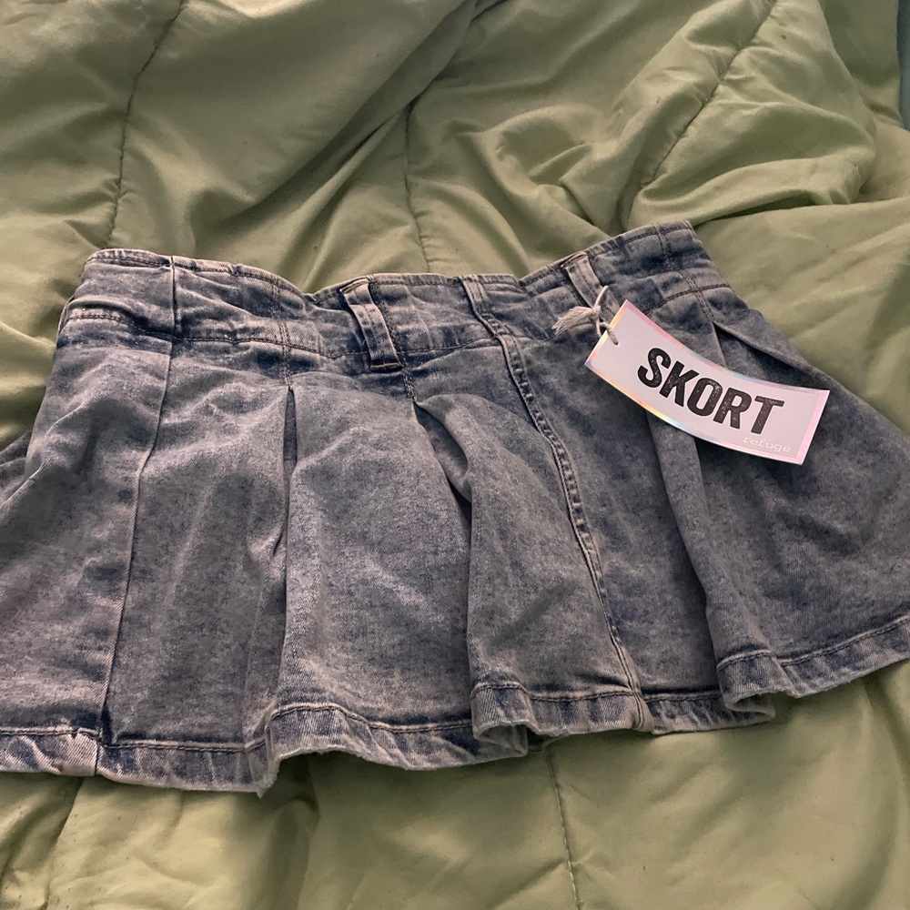 Urban Planet Blue Denim Skort